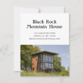 休暇レンタルプロパティビジネスプロモーション葉書 招待状 (正面)