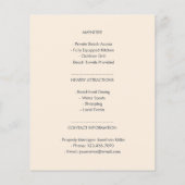 休暇レンタルプロパティ情報シート (裏面)