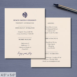 休暇レンタルプロパティ情報シート