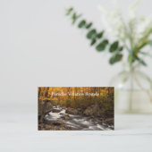 休暇レンタル名刺 名刺 (スタンド正面)