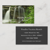 休暇レンタル名刺 名刺 (正面/裏面)