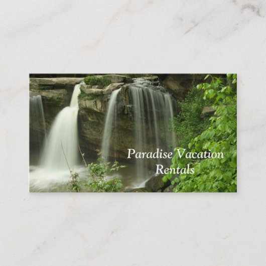 休暇レンタル名刺 名刺 (正面)