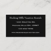 休暇レンタル 名刺 (裏面)