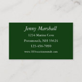 休暇レンタル 名刺 (裏面)