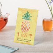 休暇レンタルPineapple WIFIパスワードの署名 台座サイン (インサイチュ)