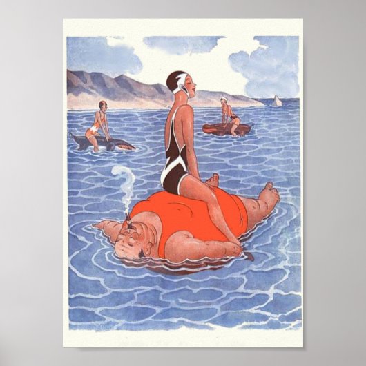 休暇ヴィンテージ ポスター (正面)