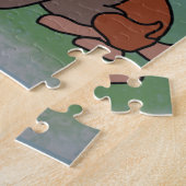 休暇中ずっとミニマリスト ジグソーパズル (側面)