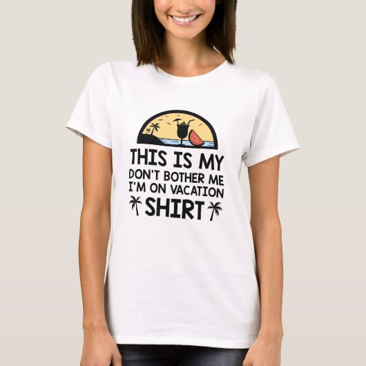 休暇中です Tシャツ (正面)