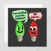 休暇中に仕事 (正面/裏面)