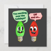 休暇中に仕事 (正面)