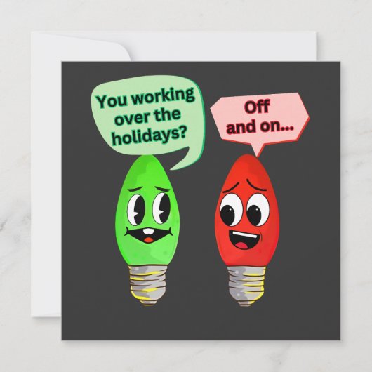 休暇中に仕事 (正面)