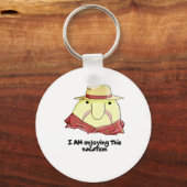 休暇中のブロブフィッシュ キーホルダー (正面)