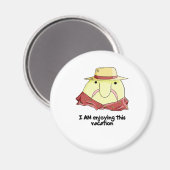 休暇中のブロブフィッシュ マグネット (正面/裏面)