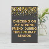 休暇中の友人を励ます シーズンカード (スタンド正面)