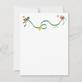 休暇中の招待 招待状 (正面)