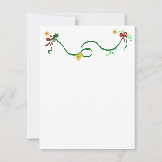 休暇中の招待 招待状 (正面)