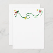 休暇中の招待 招待状 (正面/裏面)