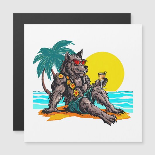 休暇中の狼男 (正面/裏面)