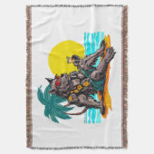 休暇中の狼男 スローブランケット (正面縦)