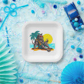 休暇中の狼男 ペーパープレート (パーティー)