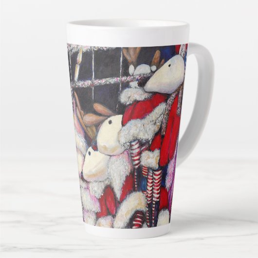 休暇中の現実 カフェラテマグ (右アングル)