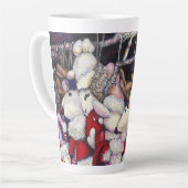 休暇中の現実 カフェラテマグ (左アングル)