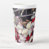 休暇中の現実 カフェラテマグ (正面)