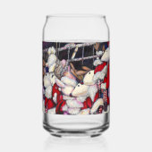 休暇中の現実 ガラス缶 (裏面)