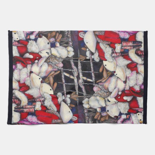 休暇中の現実 キッチンタオル (横)