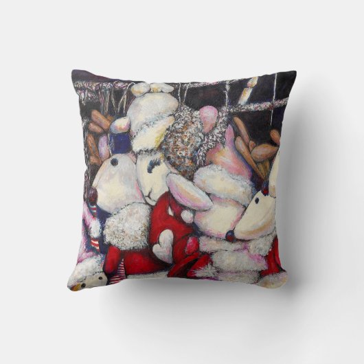 休暇中の現実 クッション (裏面)