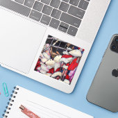 休暇中の現実 シール (ノートパソコンとiPhone)