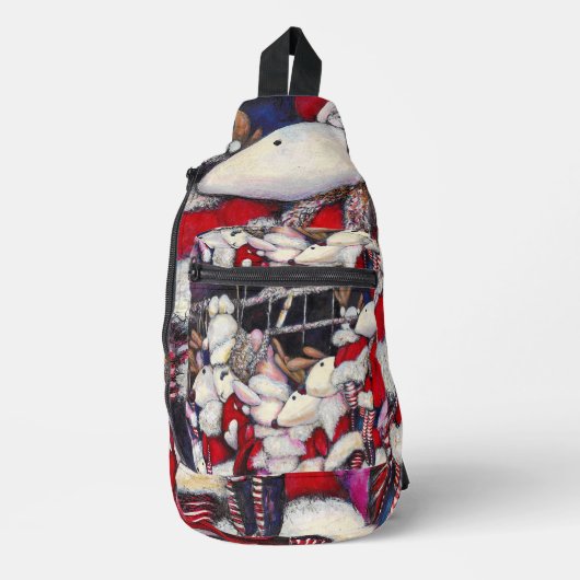 休暇中の現実 スリングバッグ (正面)