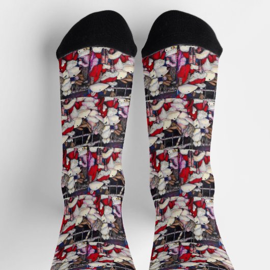 休暇中の現実 ソックス (上部)