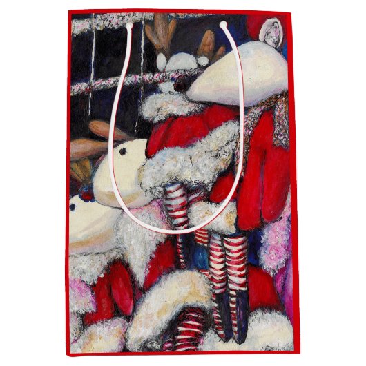 休暇中の現実 ミディアムペーパーバッグ (正面)