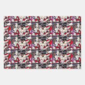 休暇中の現実 ラッピングペーパーシート (正面3)