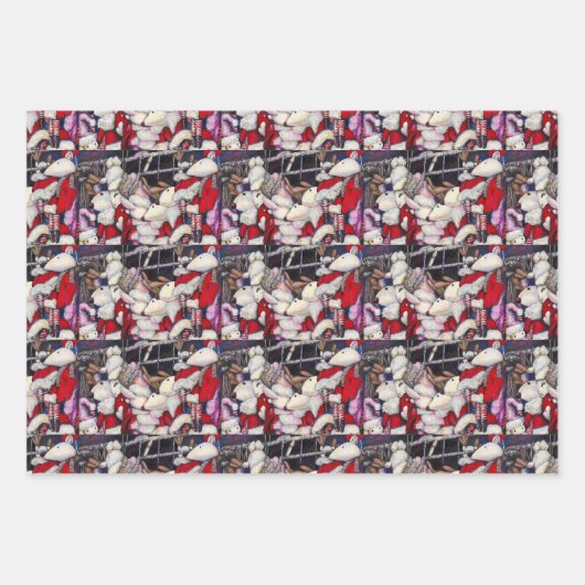 休暇中の現実 ラッピングペーパーシート (正面3)