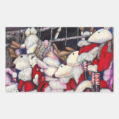 休暇中の現実 長方形シール (正面)