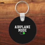 休暇中の飛行機モード キーホルダー (正面)