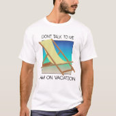 休暇中 Tシャツ (正面)