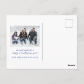 休暇写真 |ピッツバーグPAのメリークリスマス ポストカード (裏面)