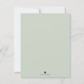 休暇引越しと新しい自宅案内 招待状 (裏面)