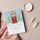 休暇引越しのお知らせクリスマスカード シーズンポストカード