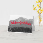 休暇感謝グリーティングカード カード (黄色い花)