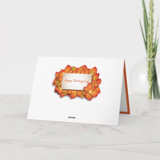 休暇感謝状グリーティングカードカスタムメッセージ カード (裏面)