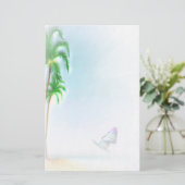 休暇文房具 便箋 (スタンド正面)