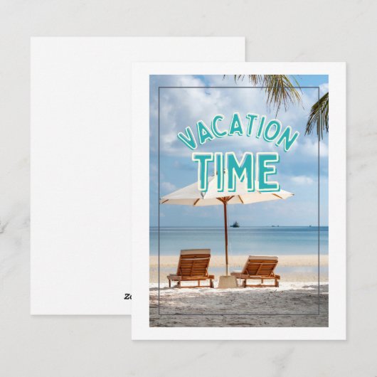 休暇時間 シーズンカード (正面/裏面)