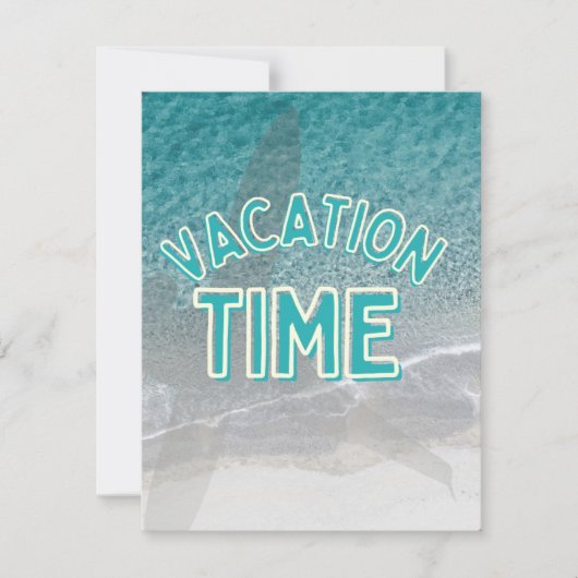 休暇時間 シーズンカード (正面)