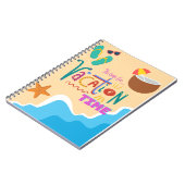 休暇時間 ノートブック (左側)