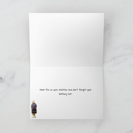 休暇案内カード カード (内部)