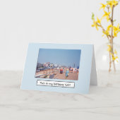 休暇案内カード カード (黄色い花)